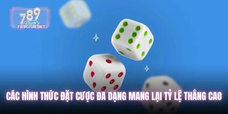Các hình thức đặt cược đa dạng mang lại tỷ lệ thắng cao