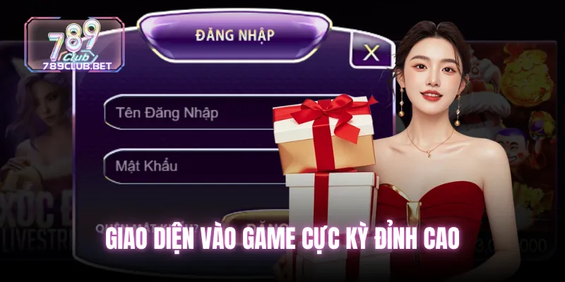 Giao diện vào game cực kỳ đỉnh cao